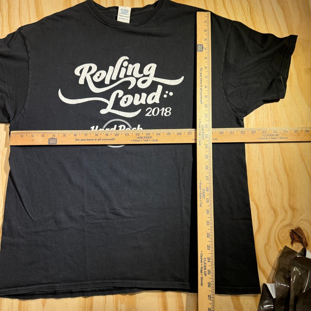 Delta Unisex Rolling Loud Miami Lineup Graphic Hip Hop Festival Tee Black XL - Picture 6 of 7